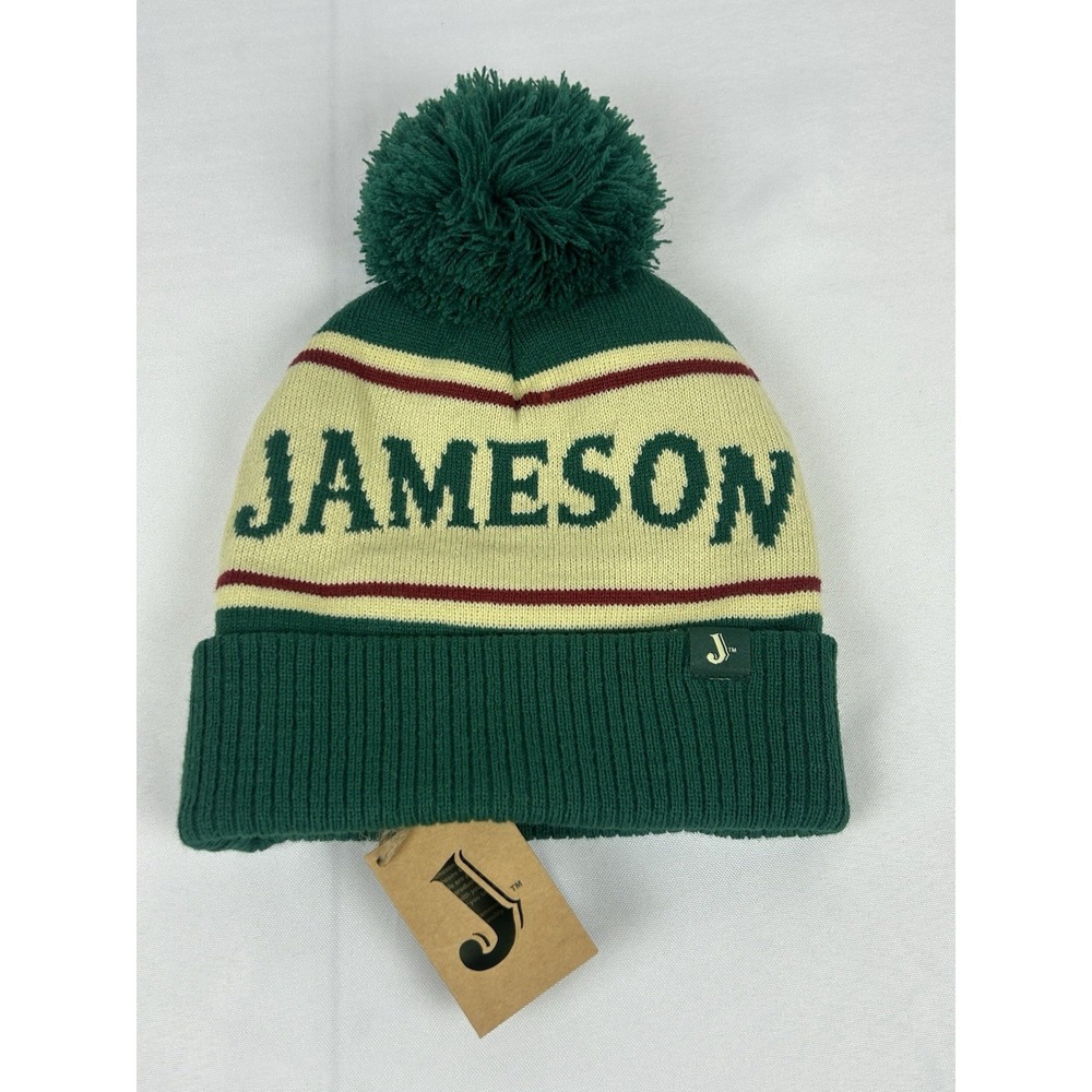 Jameson Irish Whiskey. Bobble Beanie Hat. One Size Fits All. USA